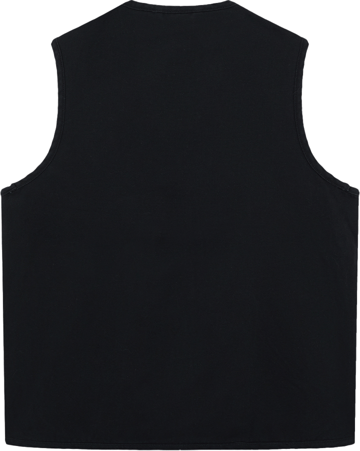 Dickies Men's Canvas Summer Vest Black Dickies