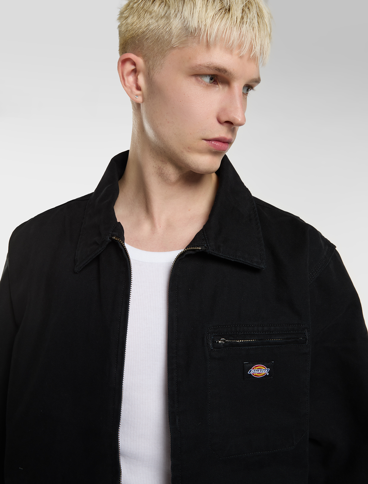 Dickies Men's Unlined Canvas Painter Jacket Black | Buy Dickies