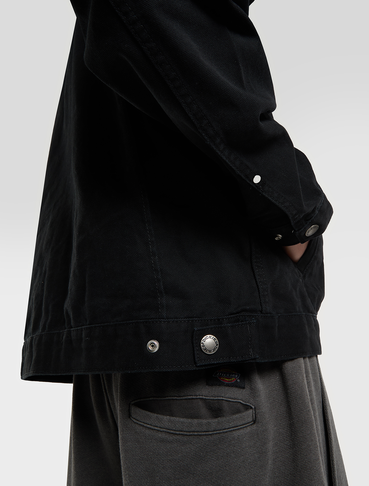 Dickies Men's Unlined Canvas Painter Jacket Black | Buy Dickies