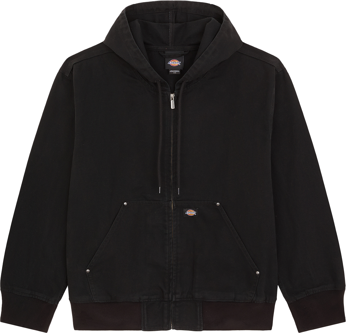 Dickies Men's Unlined Canvas Hooded Bomber jackor