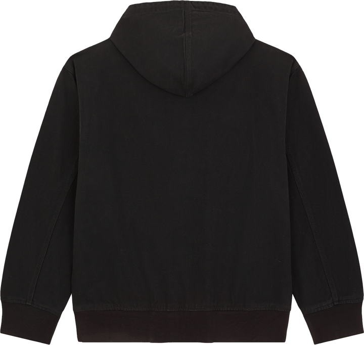 Dickies Men's Unlined Canvas Hooded Bomber Black Dickies