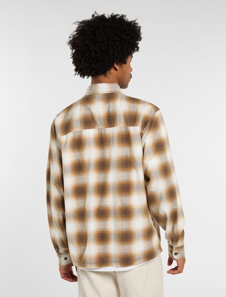 Dickies Men´s Gulfport Flannel Shirt Chocolate Brown Dickies