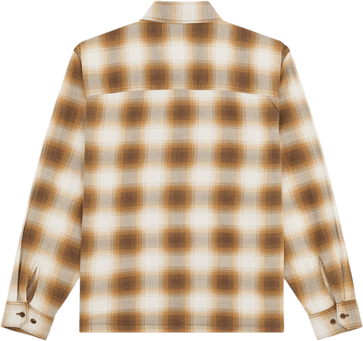Dickies Men´s Gulfport Flannel Shirt Chocolate Brown Dickies