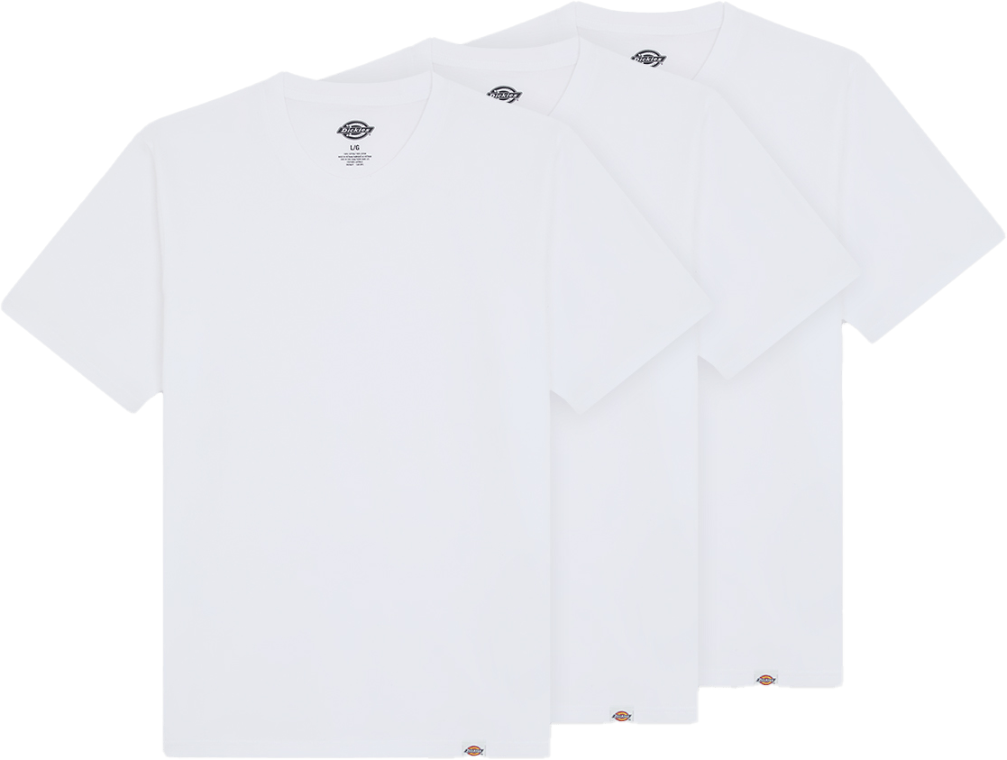 Dickies Men's T-shirt Two Pack White
