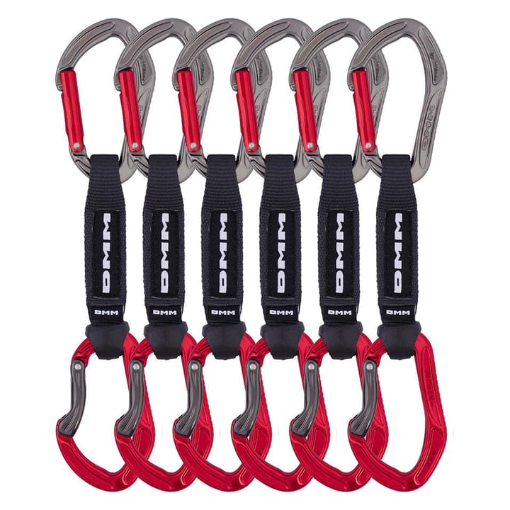DMM Alpha Sport Quickdraws 12 cm 6 Pack Red DMM