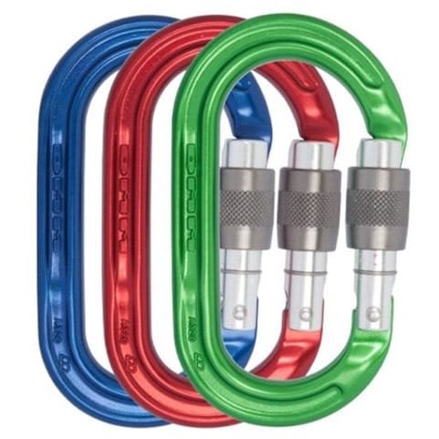 DMM Ultra O Screwgate 3-pack Blue/Red/Green DMM