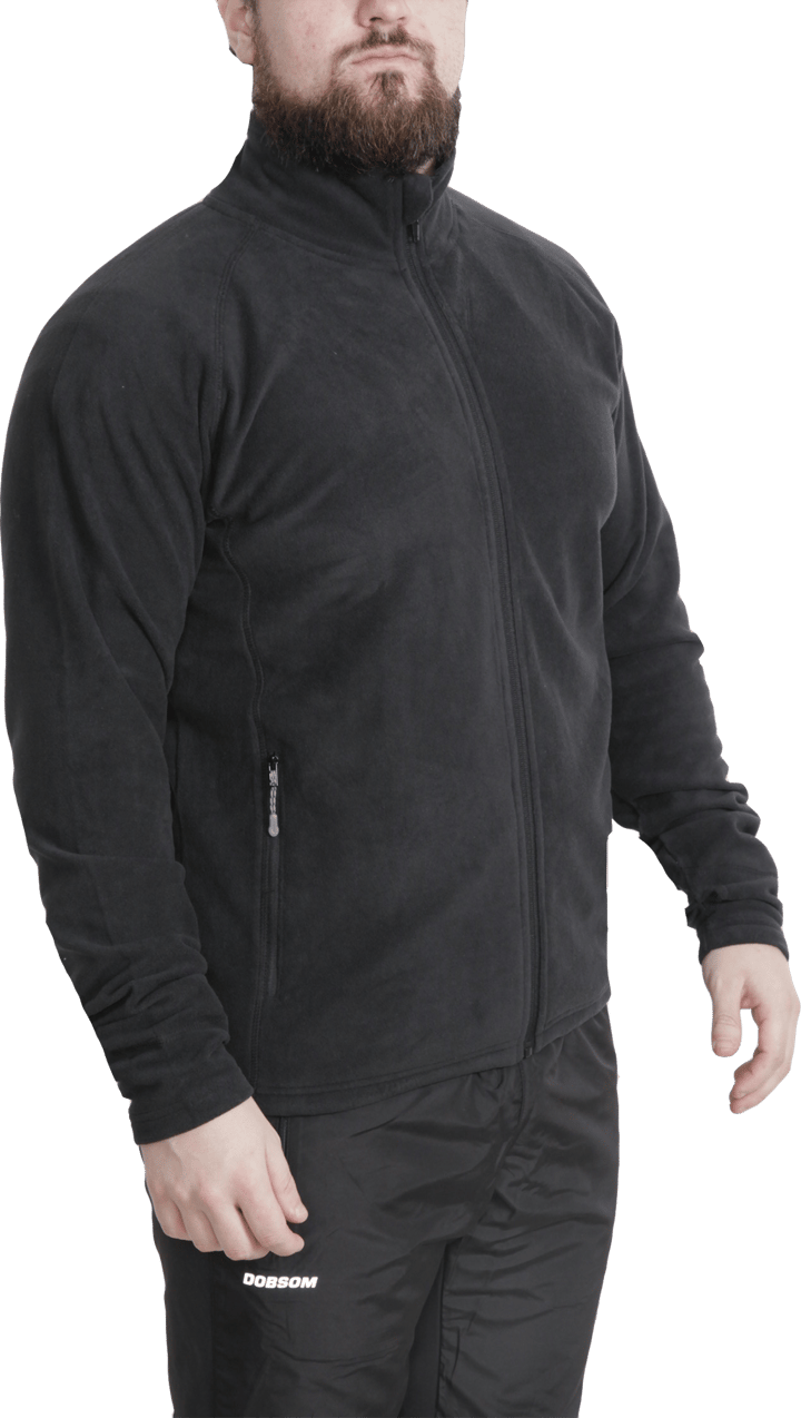 Men's Pescara Fleece Jacket Black Dobsom