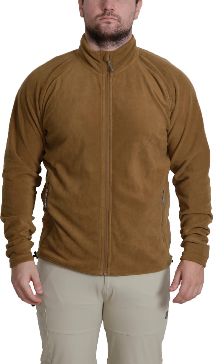 Men's Pescara Fleece Jacket Brown Dobsom