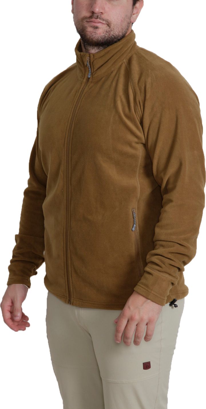 Men's Pescara Fleece Jacket Brown Dobsom