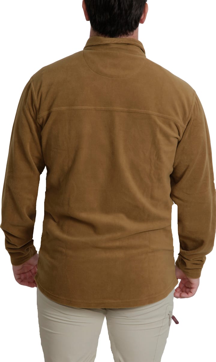 Men's Pescara Fleece Shirt Brown Dobsom