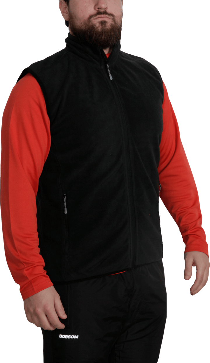 Men's Pescara Fleece Vest Black Dobsom