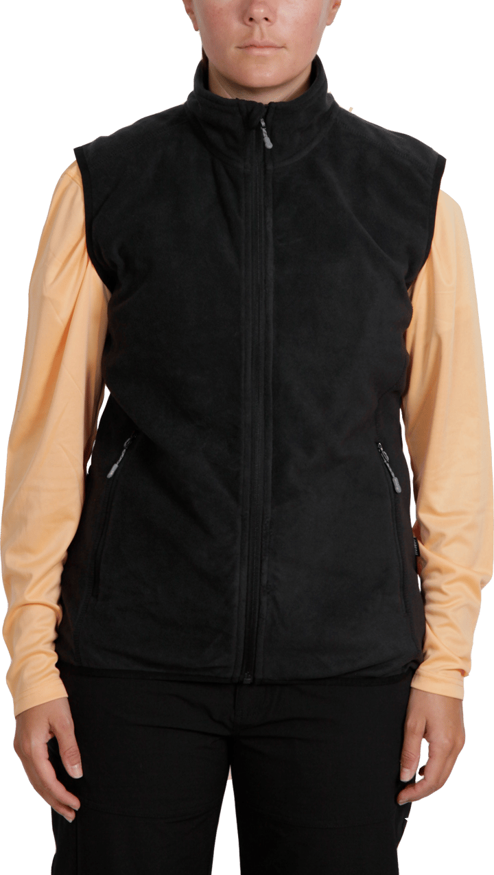 Women's Pescara Fleece Vest Black Dobsom