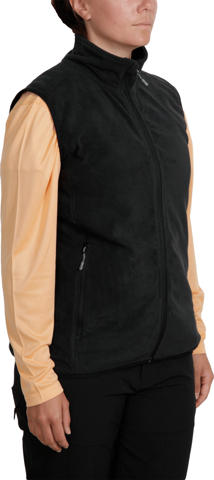 Women's Pescara Fleece Vest Black Dobsom