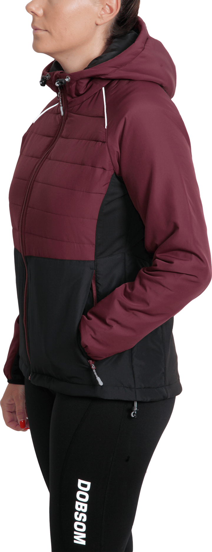 Dobsom Women's R90 Hybrid Jacket Bordeaux Dobsom