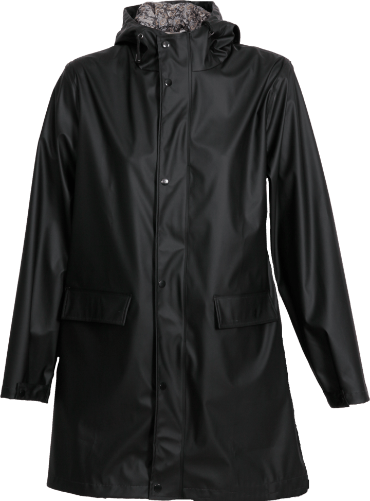 Women's Gail Rain Jacket Black Dobsom