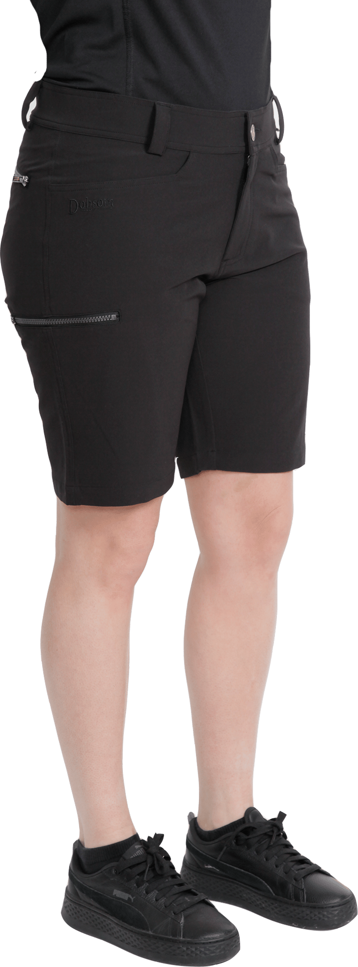 Women's Moss Shorts Black Dobsom