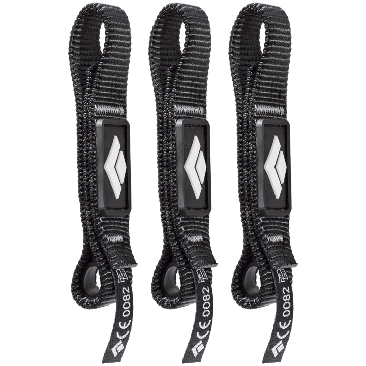 Black Diamond Diamond Dogbone 12cm 3-Pack Black Black Diamond