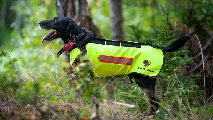 Dogtech One Base Vest Hivis Red Dogtech