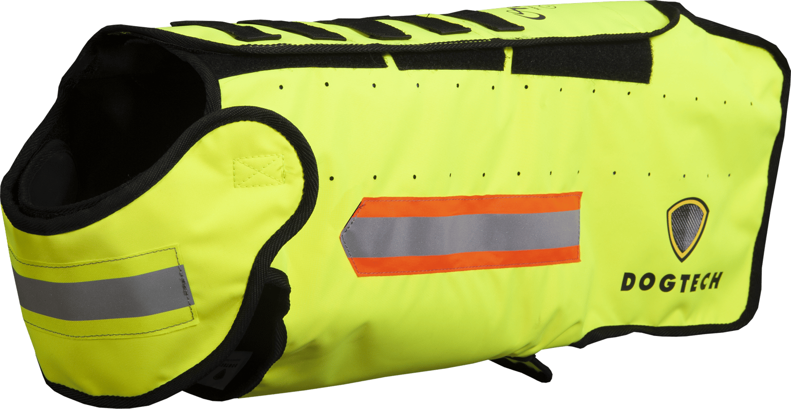 Dogtech One Base Vest Hivis Yellow