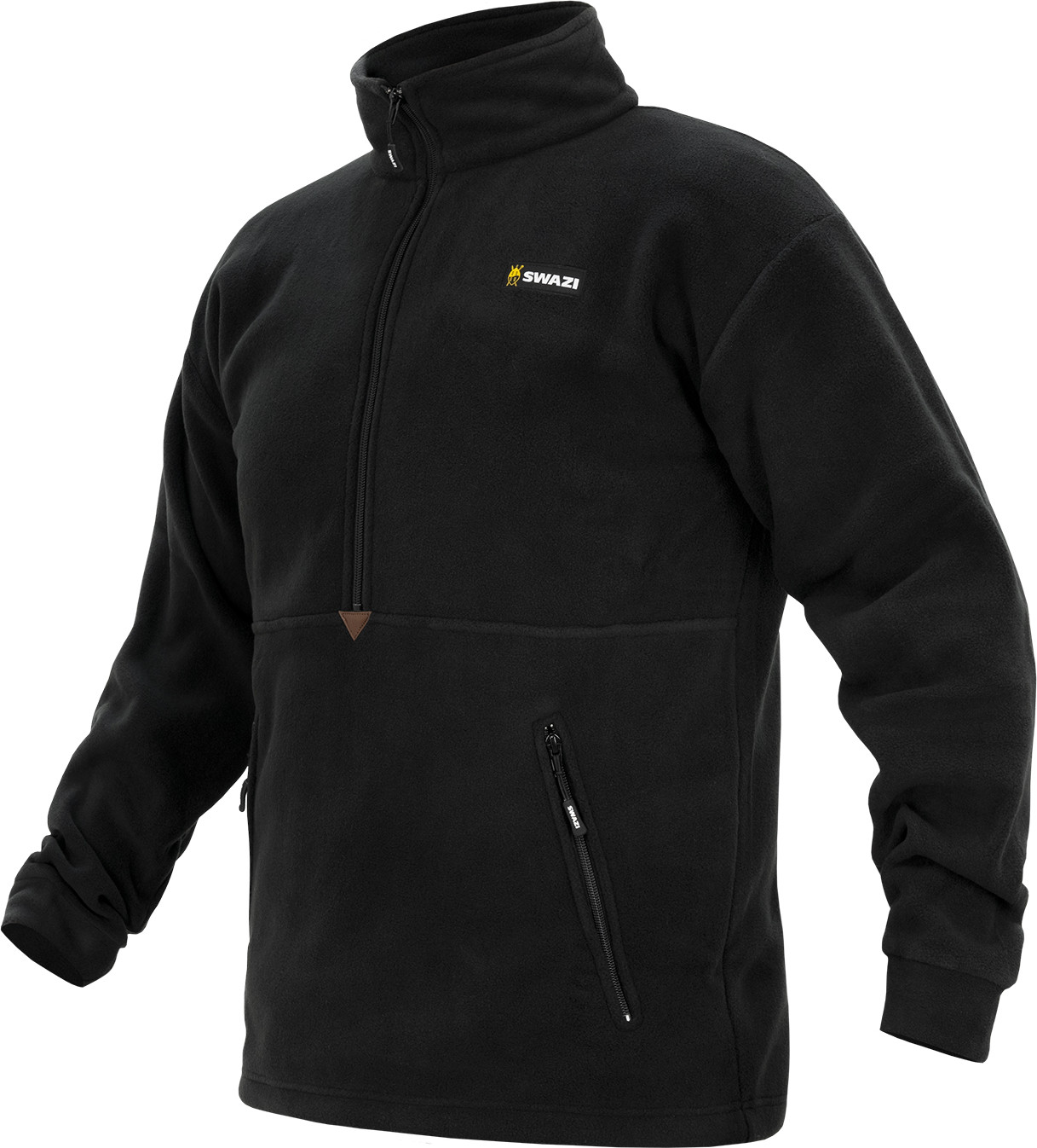Swazi Men's Doughroaster Black Langermede trøyer S