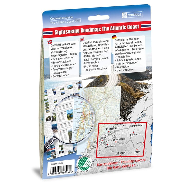 Nordeca Opplevelsesguide Dovrefjell 1:250 000 Ugland IT