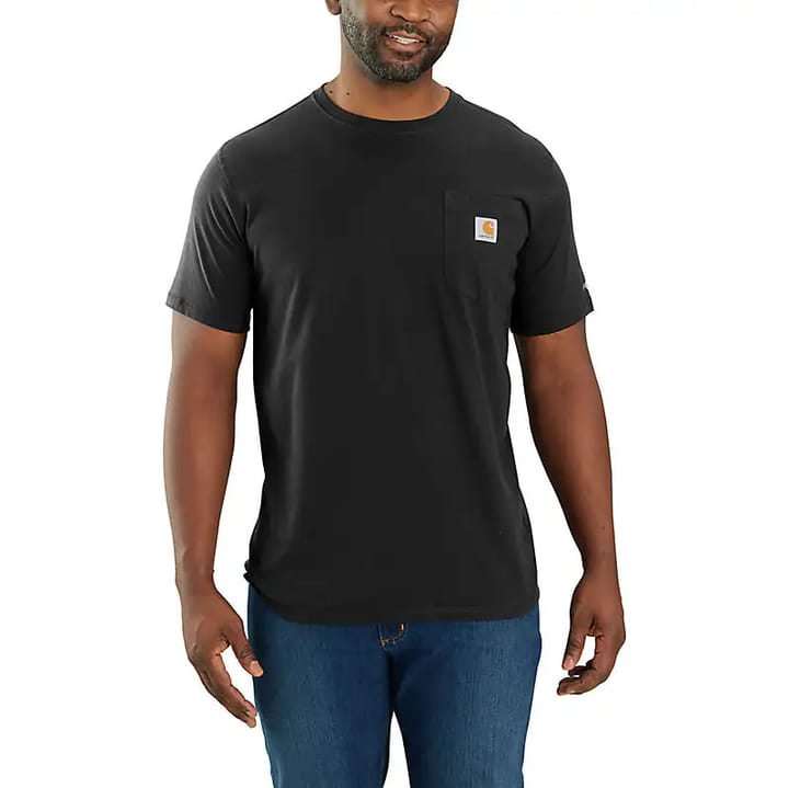 Carhartt Men's Carhartt Force Relaxed Fit Midweight Short-Sleeve Pocket T-Shirt  Black Carhartt