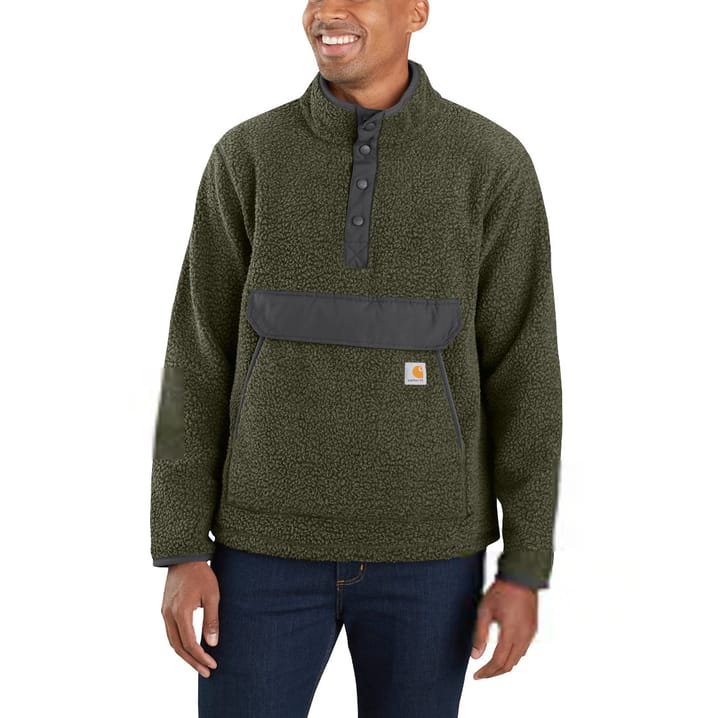 Carhartt Men's Relaxed Fit Fleece Pullover Basil Heather Carhartt