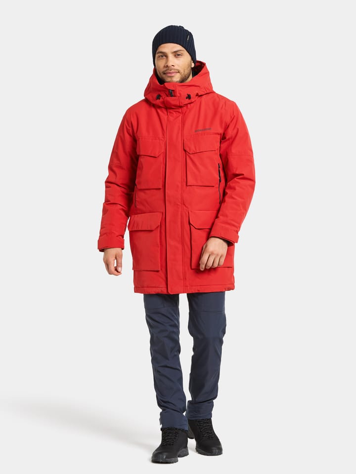 Didriksons Men's Drew Parka 8 Pomme Red Didriksons Didriksons Men's Drew Parka 8 Pomme Red Didriksons
