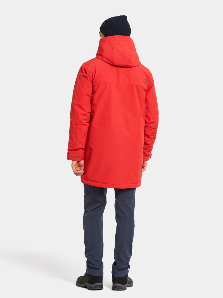 Didriksons Men's Drew Parka 8 Pomme Red Didriksons Didriksons Men's Drew Parka 8 Pomme Red Didriksons