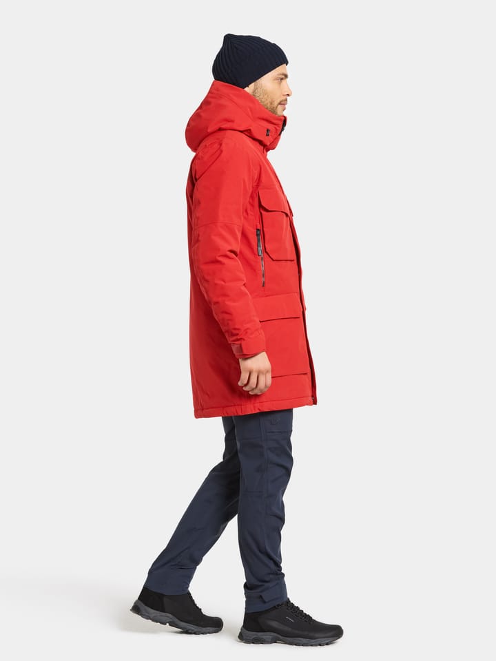Didriksons Men's Drew Parka 8 Pomme Red Didriksons Didriksons Men's Drew Parka 8 Pomme Red Didriksons