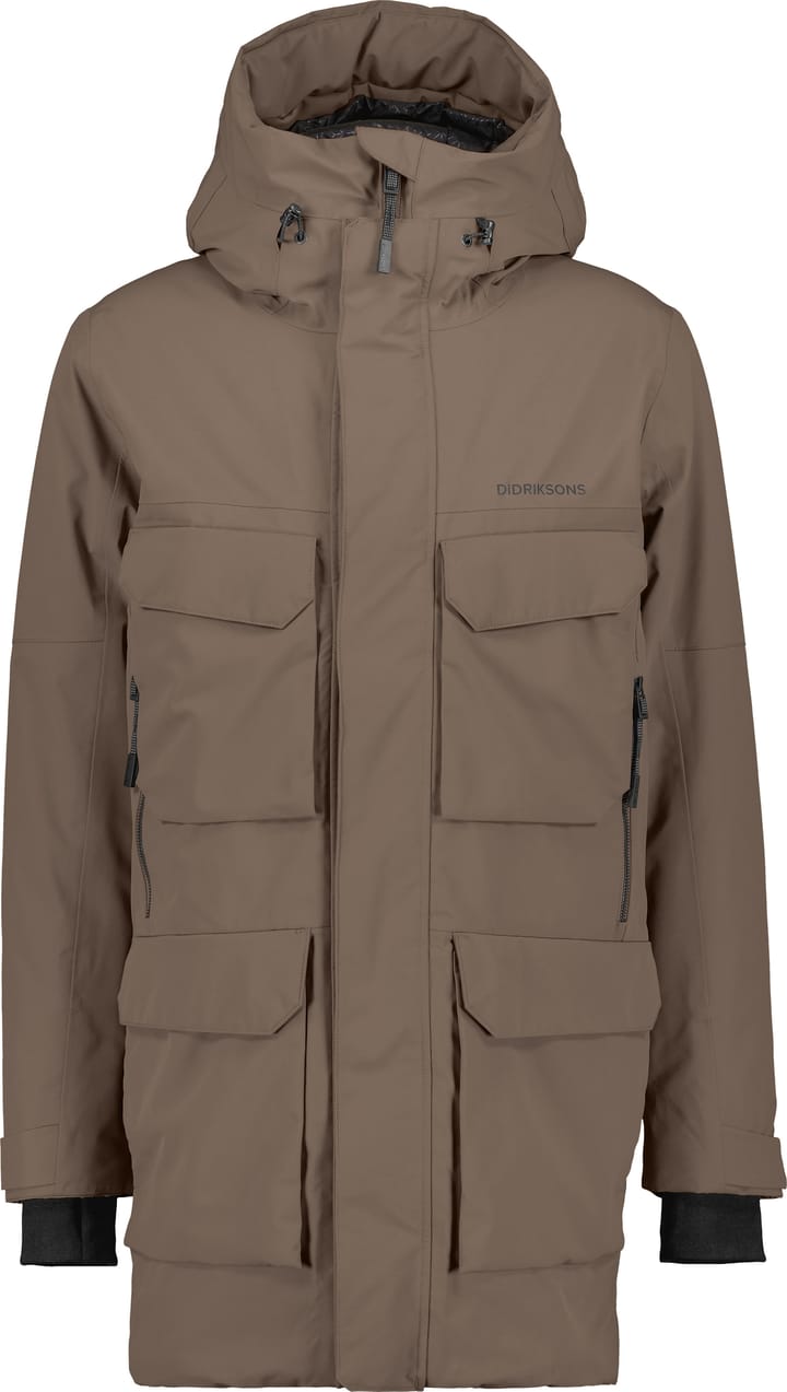 Didriksons Men's Drew Parka 8 Mocha Brown Didriksons Didriksons Men's Drew Parka 8 Mocha Brown Didriksons
