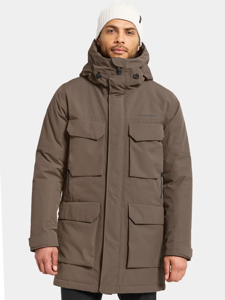 Didriksons Men's Drew Parka 8 Mocha Brown Didriksons Didriksons Men's Drew Parka 8 Mocha Brown Didriksons