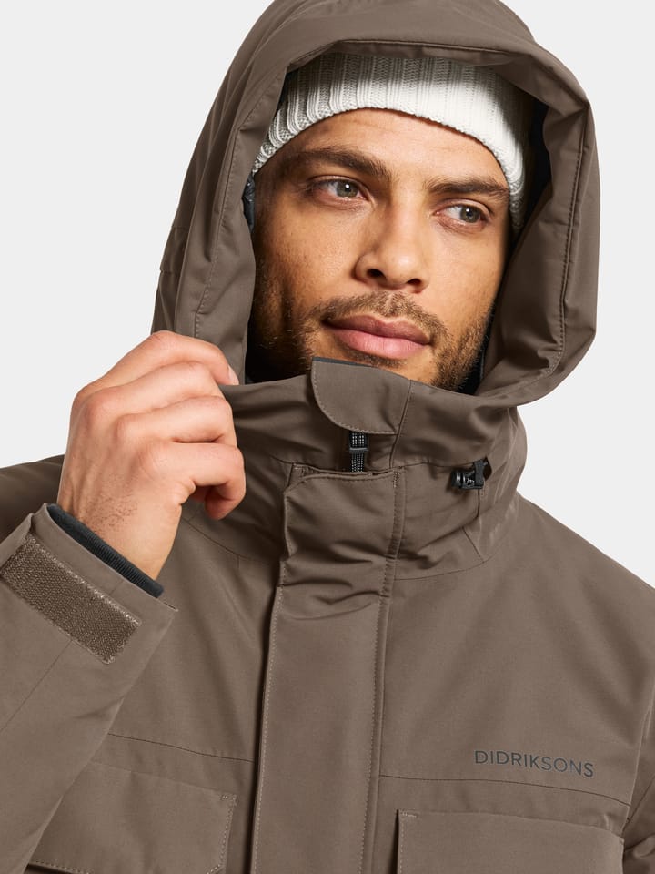 Didriksons Men's Drew Parka 8 Mocha Brown Didriksons