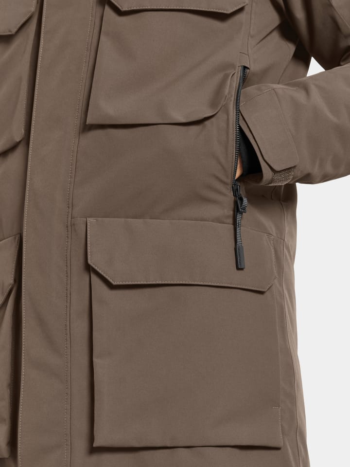 Didriksons Men's Drew Parka 8 Mocha Brown Didriksons Didriksons Men's Drew Parka 8 Mocha Brown Didriksons