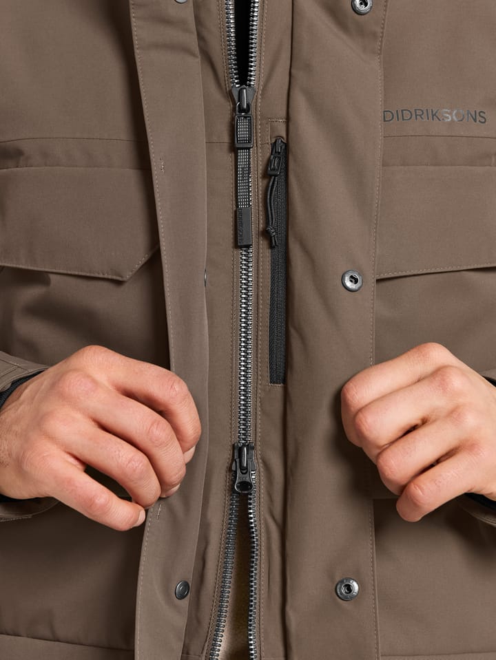 Didriksons Men's Drew Parka 8 Mocha Brown Didriksons