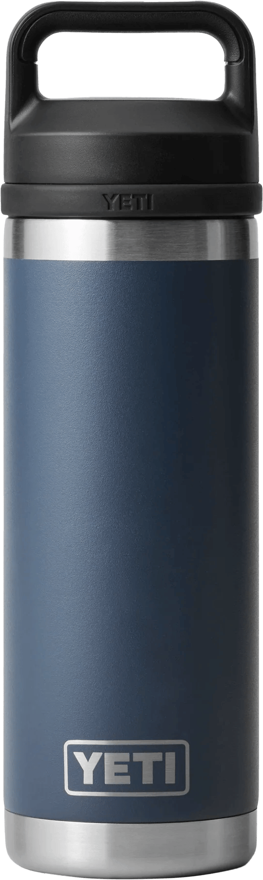 Yeti Rambler 18oz (532ml) Bottle with Chug Cap Navy Yeti