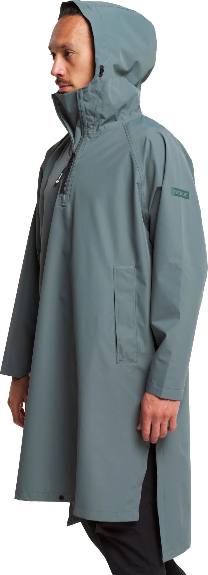 Tenson Unisex Drizzle Poncho Olive Tenson