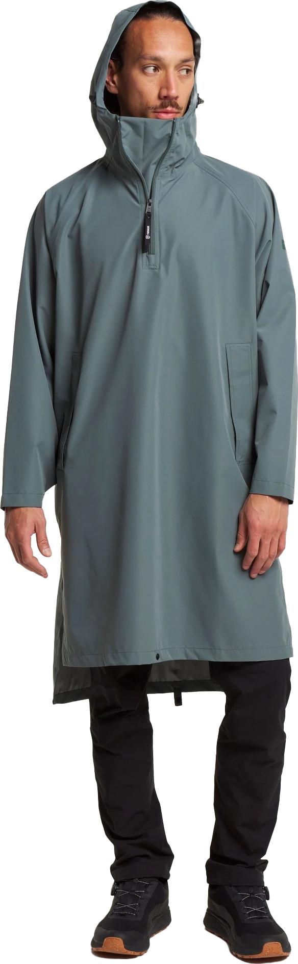 Tenson Unisex Drizzle Poncho Olive Tenson