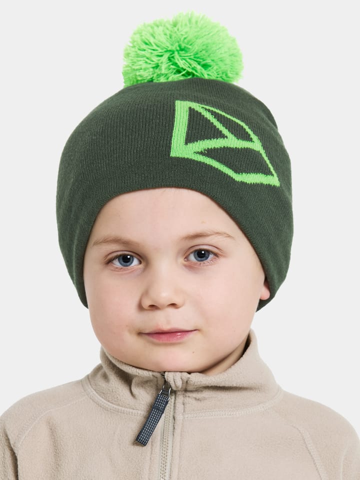 Didriksons Kids' Dropi Beanie 2 Pine Green Didriksons