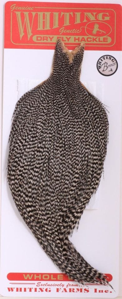 Whiting Dry Fly Cape - Grizzly Bronsegradering Whiting Whiting Dry Fly Cape - Grizzly Bronsegradering Whiting