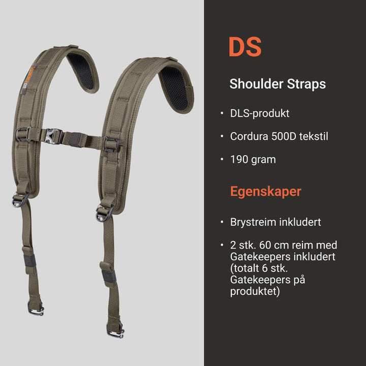 Vorn Equipment DLS DS - Shoulder Straps Fog Green Vorn Equipment