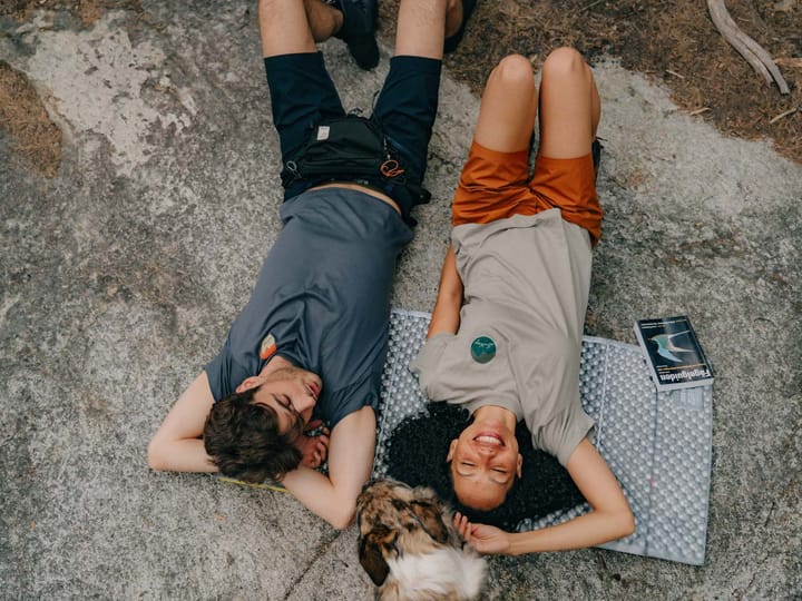 Lundhags Women's Järpen Printed T-Shirt Moss Grey Lundhags