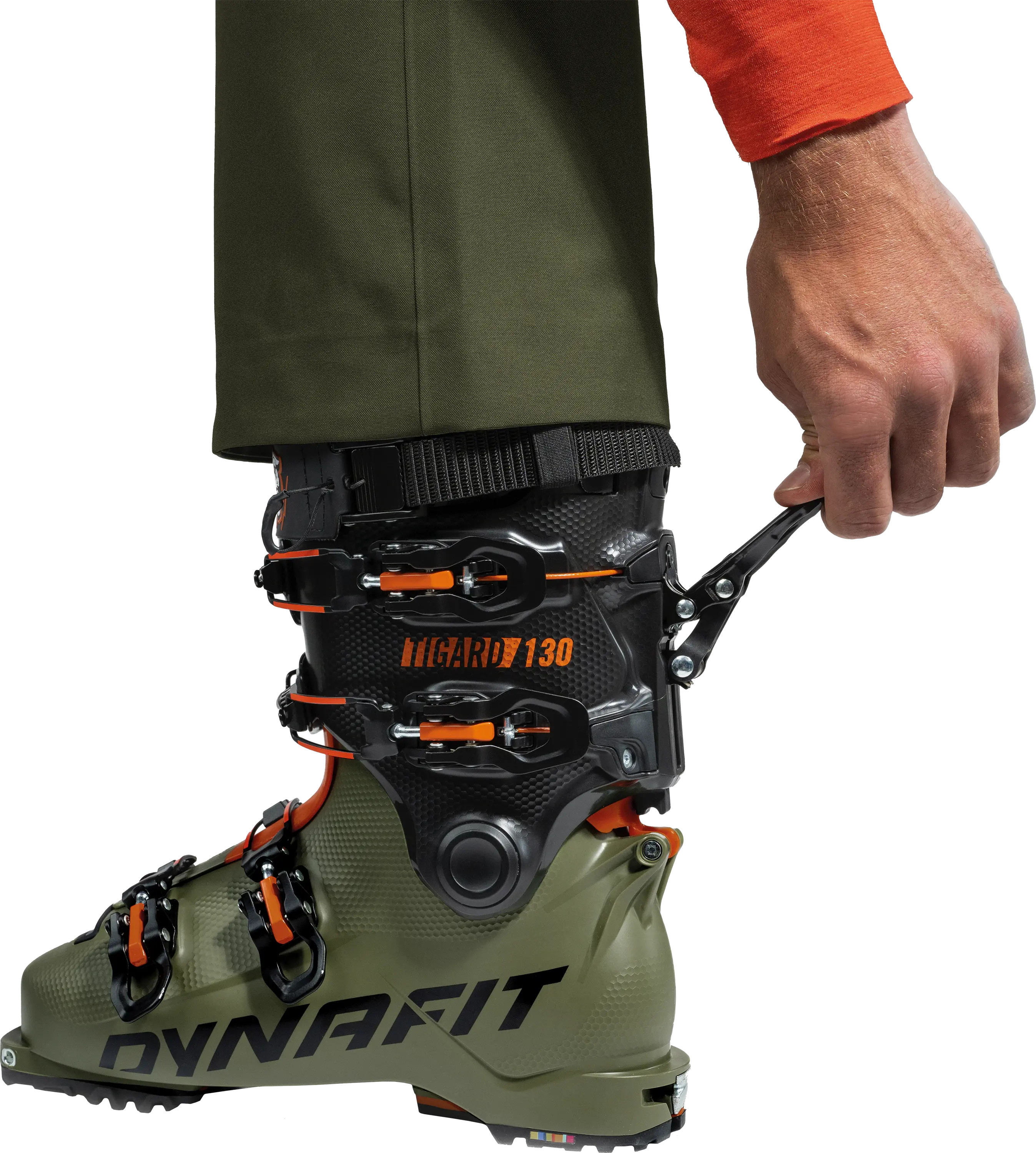 Dynafit Men's Tigard 130 Boot Capulet Olive/Fluo Orange | Buy