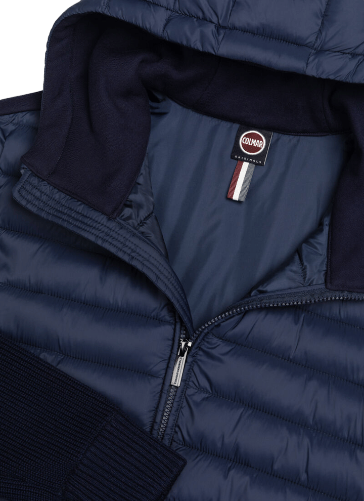 Colmar Men´s Hybrid Hoodie Jacket Navy Blue Colmar