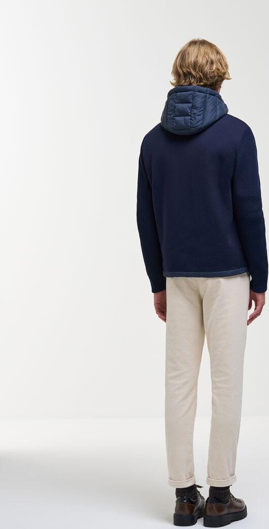 Colmar Men´s Hybrid Hoodie Jacket Navy Blue Colmar