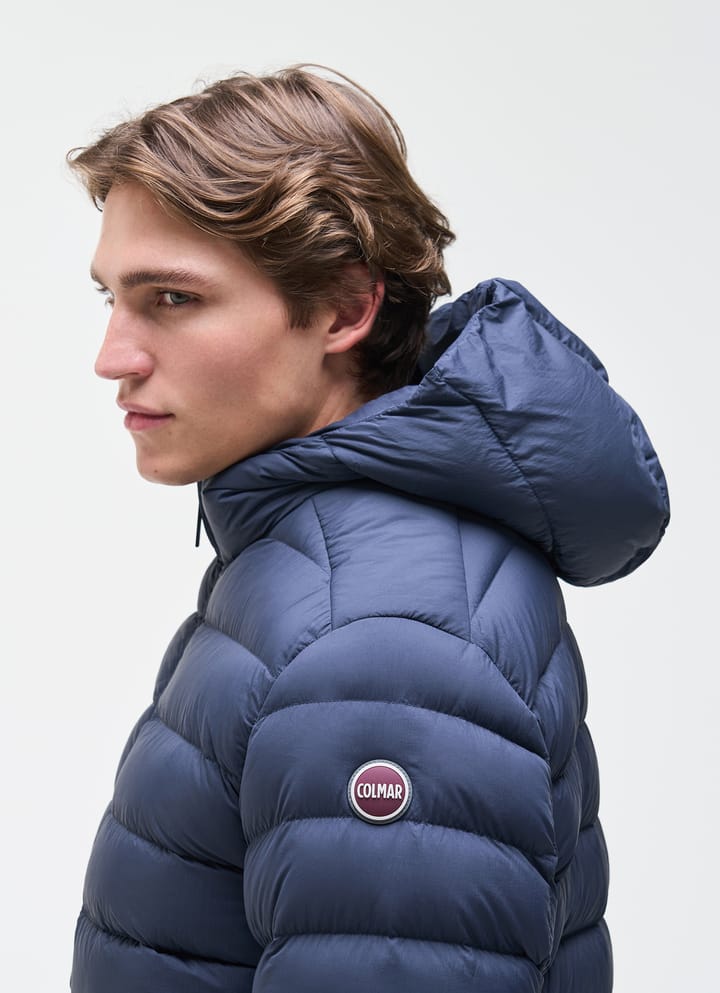 Colmar Men´s Quilted Down Jacket Hood Navy Blue Colmar