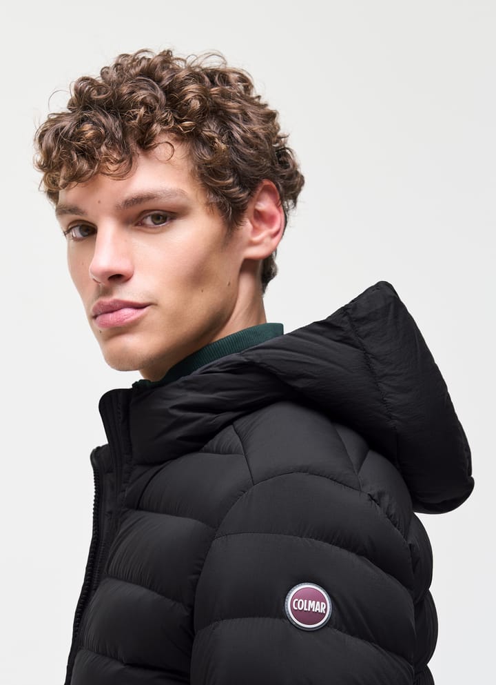 Colmar Men´s Quilted Down Jacket Hood Black Colmar