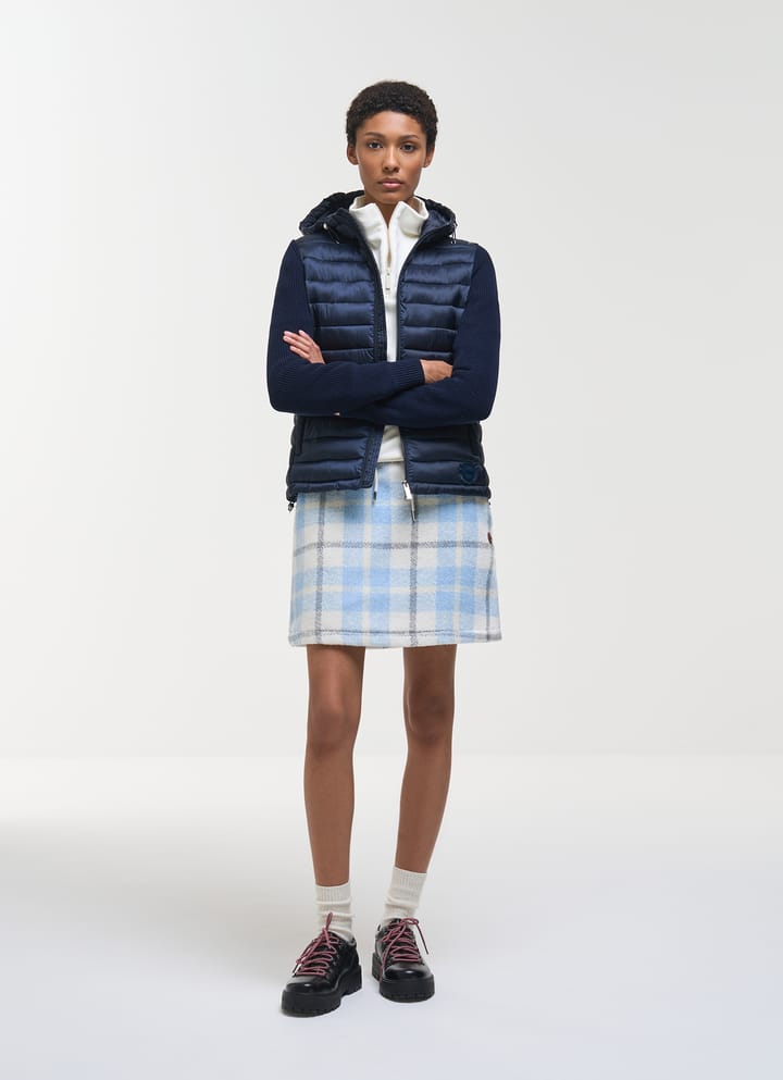 Colmar Women´s Glossy Hybrid Jacket with hood Navy Blue Colmar