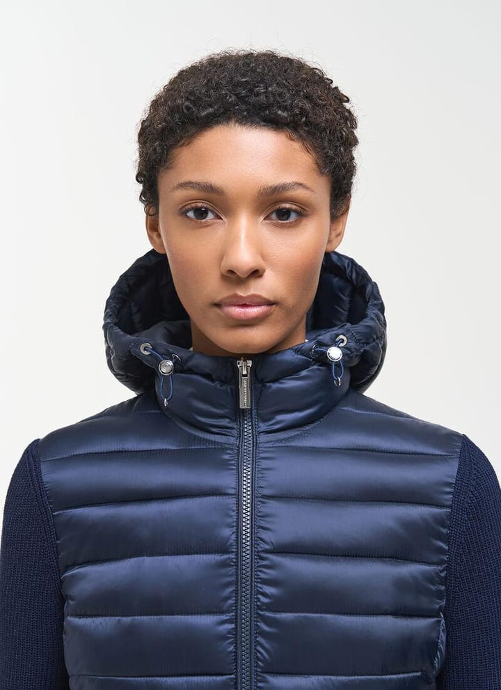 Colmar Women´s Glossy Hybrid Jacket with hood Navy Blue Colmar