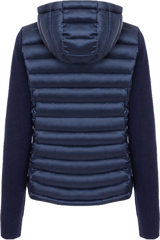 Colmar Women´s Glossy Hybrid Jacket with hood Navy Blue Colmar